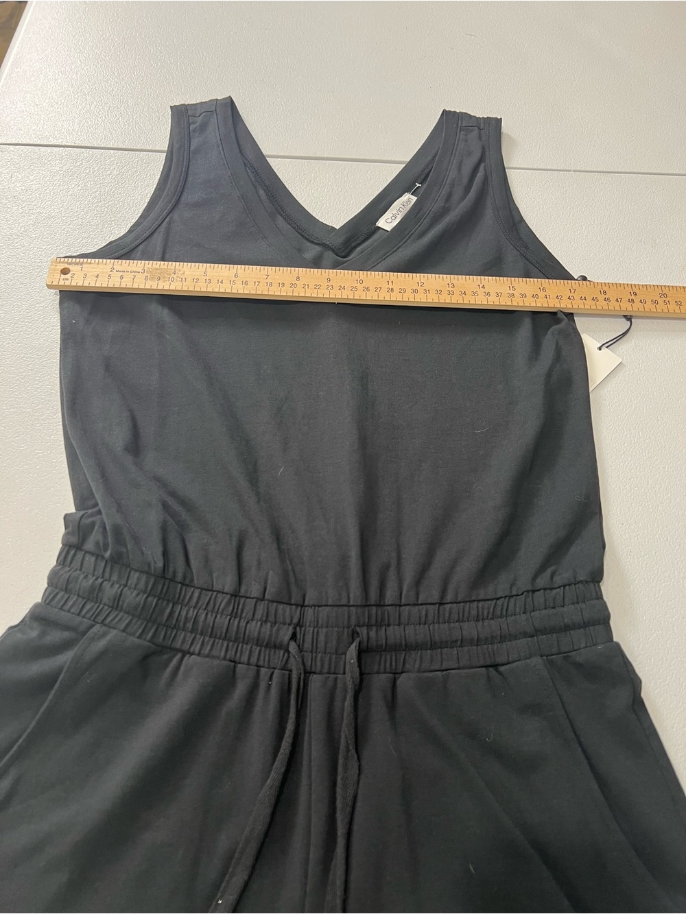Calvin Klein Classic Black V‑Neck Sleeveless Romper S - Picture 7 of 9
